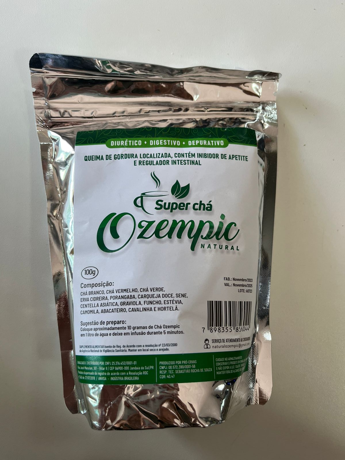 Super chá ozempic natural - 100g (1un)