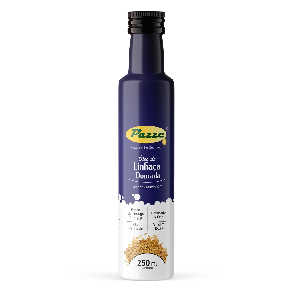 Óleo de linhaça dourada 250ml - Pazze