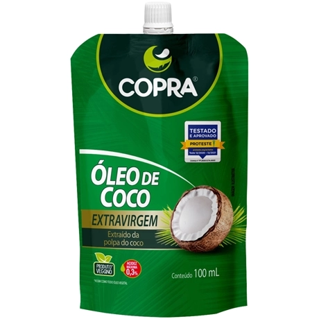 Óleo de coco extravirgem 100ml - COPRA